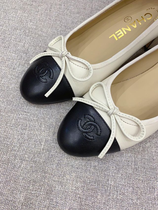 CC calfskin 60mm ballerinas CH0284