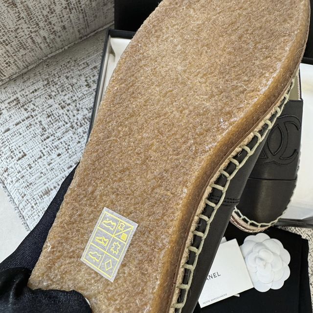 CC lambskin espadrilles CH0292