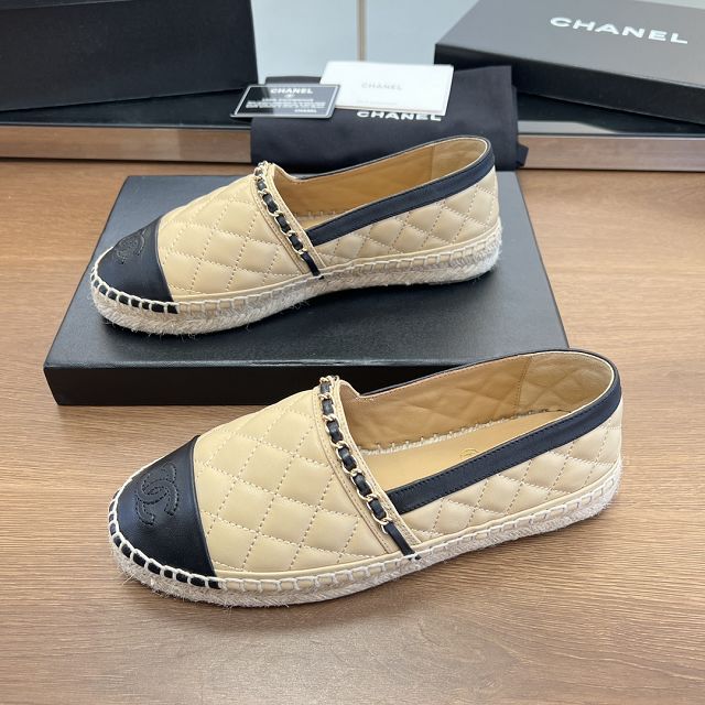 CC lambskin espadrilles CH0294