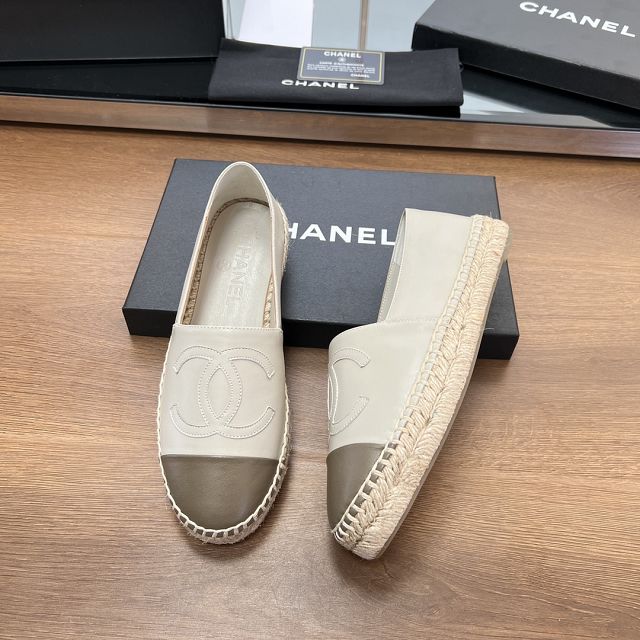 CC lambskin espadrilles CH0295