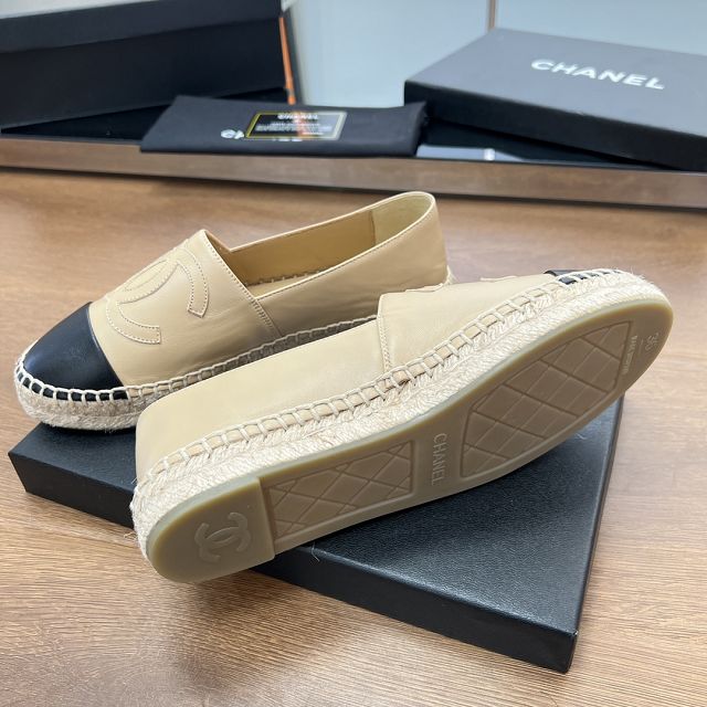 CC lambskin espadrilles CH0295