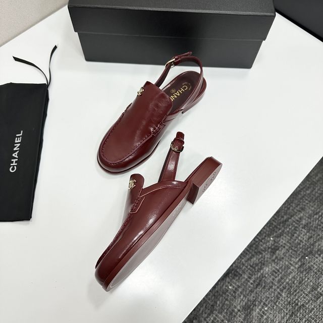 CC original calfskin slingbacks CH00195