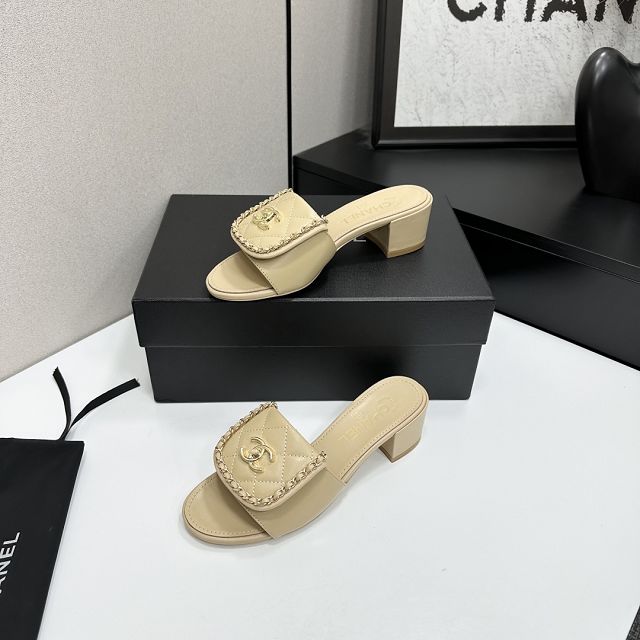 CC original lambskin 55mm sandals CH00198