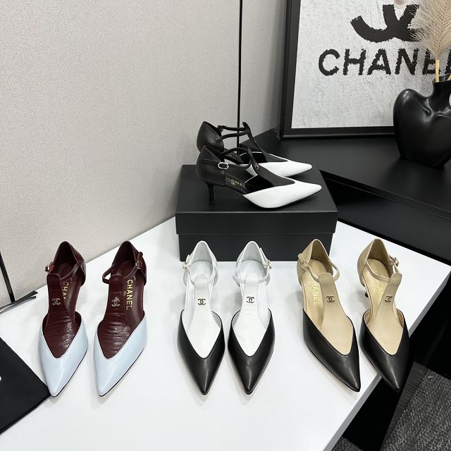 CC original lambskin 65mm sandals CH00189