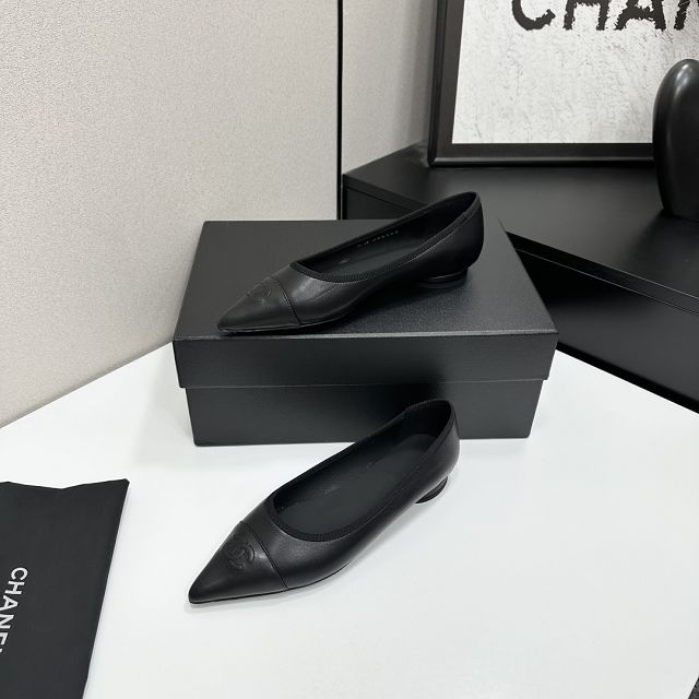 CC original lambskin ballet flats CH00188