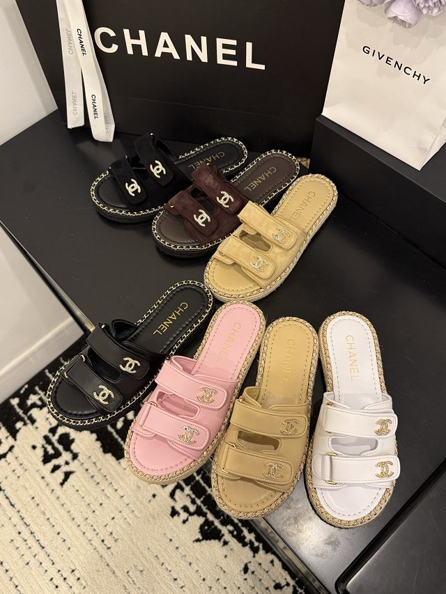 CC original lambskin mules CH00194