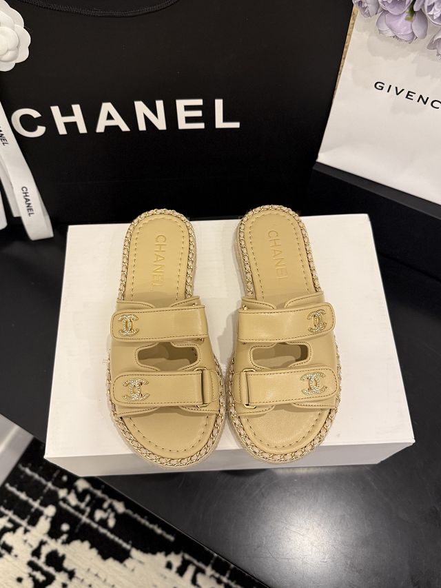 CC original lambskin mules CH00194