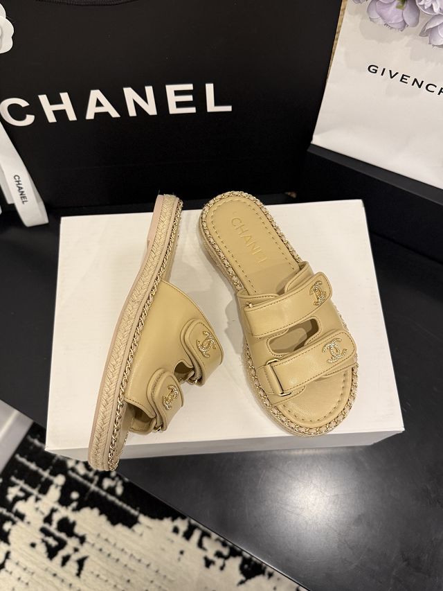 CC original lambskin mules CH00194