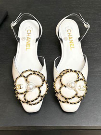 CC original lambskin slingbacks CH00187