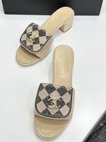 CC original suede calfskin 55mm sandals CH00199