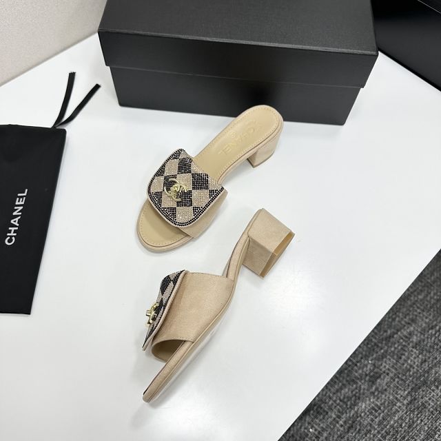 CC original suede calfskin 55mm sandals CH00199