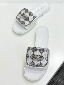 CC original suede calfskin mules CH00200