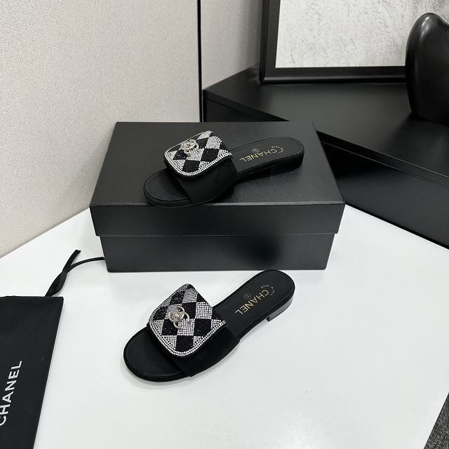 CC original suede calfskin mules CH00200