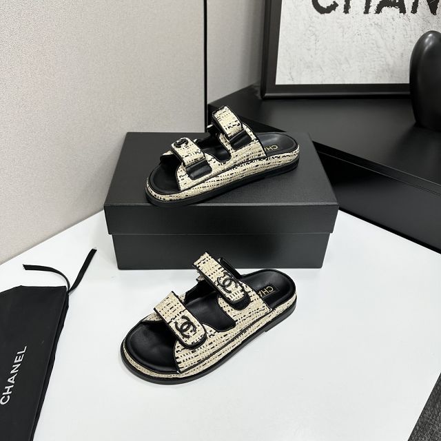 CC original tweed mules CH00191