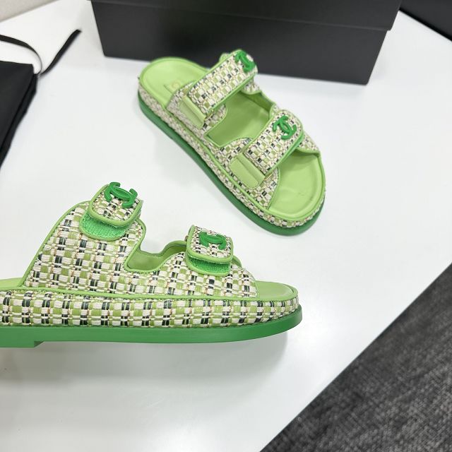 CC original tweed mules CH00191