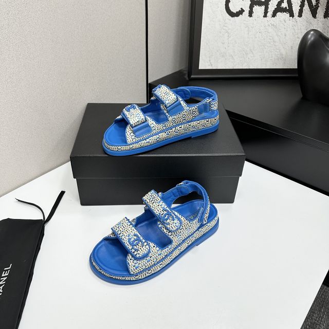 CC original tweed sandals CH00192