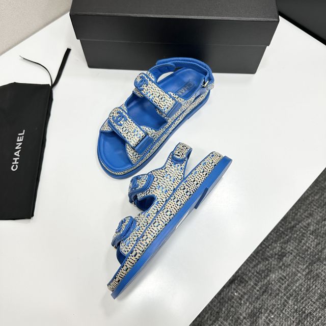 CC original tweed sandals CH00192