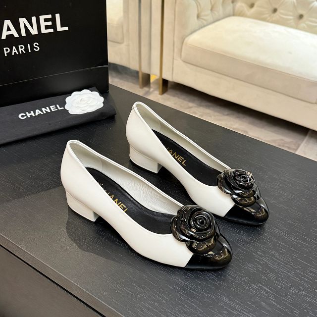 CC original lambskin 40mm pumps CH00212