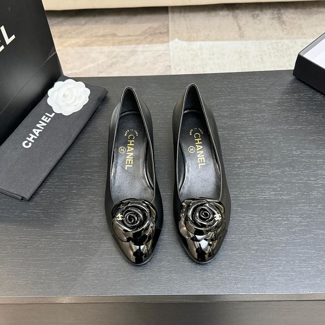 CC original lambskin 40mm pumps CH00212