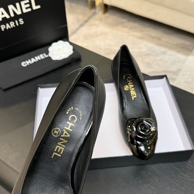 CC original lambskin 40mm pumps CH00212