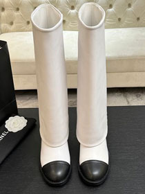 CC original lambskin 50mm heels high boots CH00218