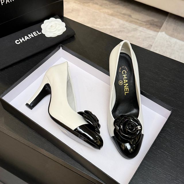 CC original lambskin 90mm pumps CH00211