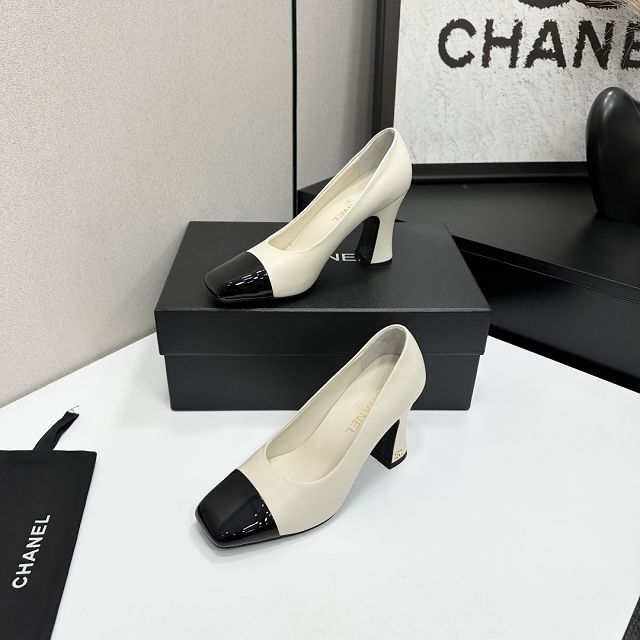 CC original lambskin 95mm heels pumps CH00222