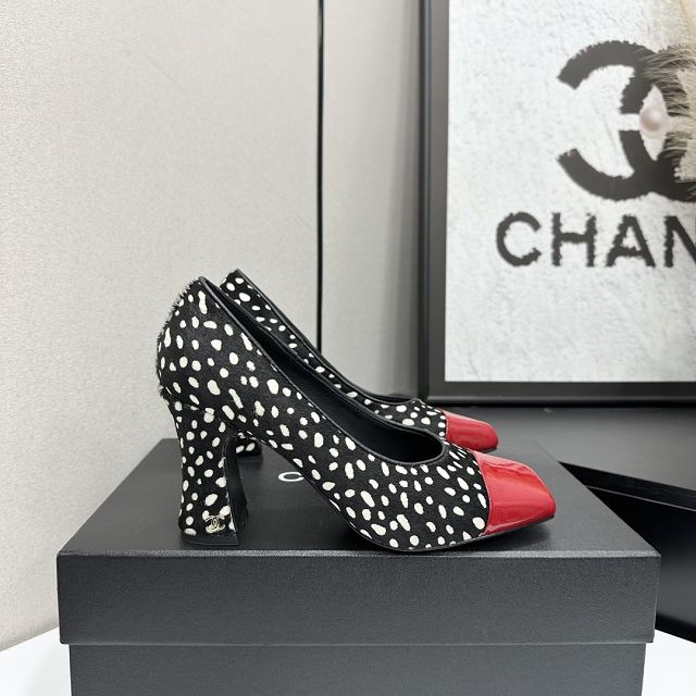 CC original lambskin 95mm heels pumps CH00222