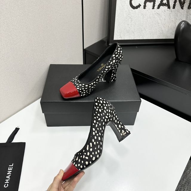 CC original lambskin 95mm heels pumps CH00222