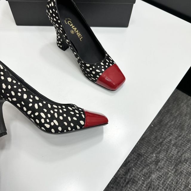 CC original lambskin 95mm heels pumps CH00222