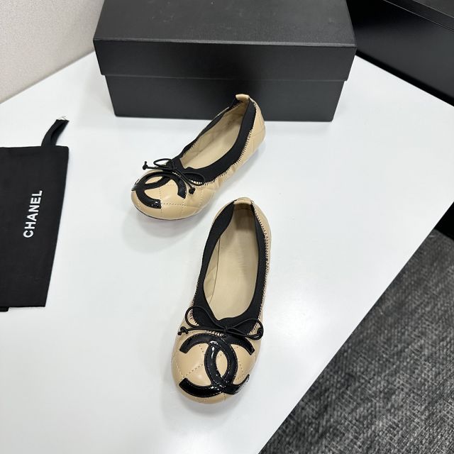 CC original lambskin ballet flats CH00206