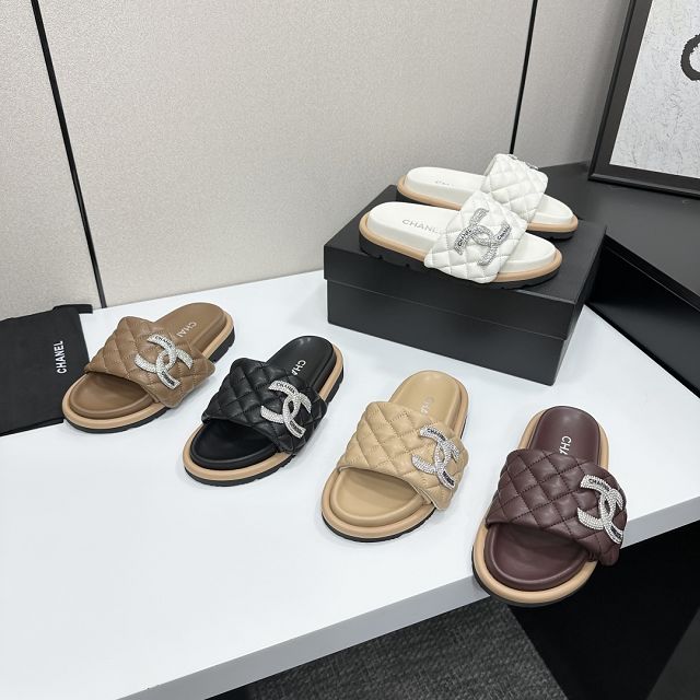 CC original lambskin mules CH00210