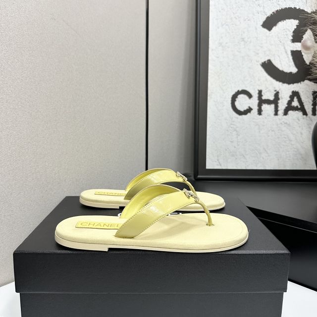 CC original lambskin thongs CH00201