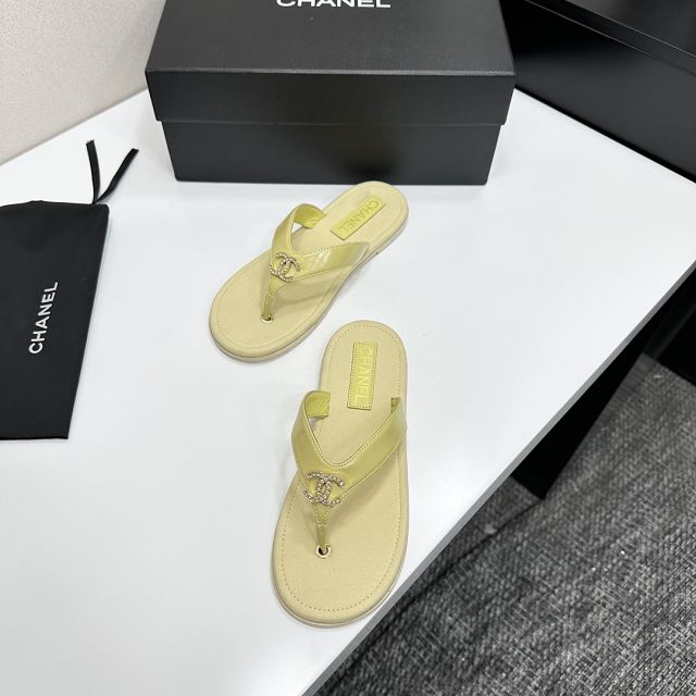 CC original lambskin thongs CH00201