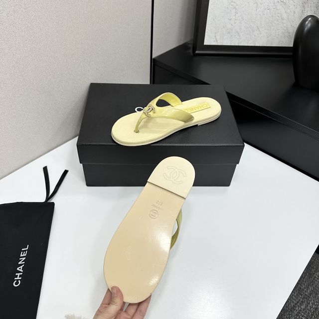 CC original lambskin thongs CH00201