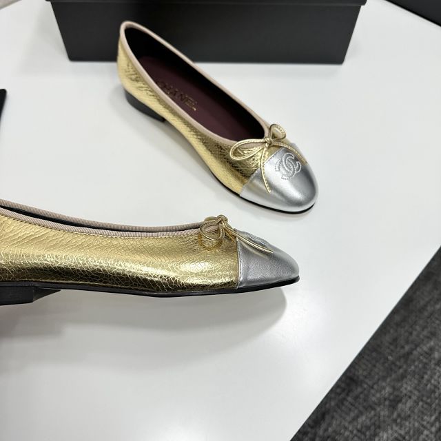 CC original calfskin ballet flats CH00234