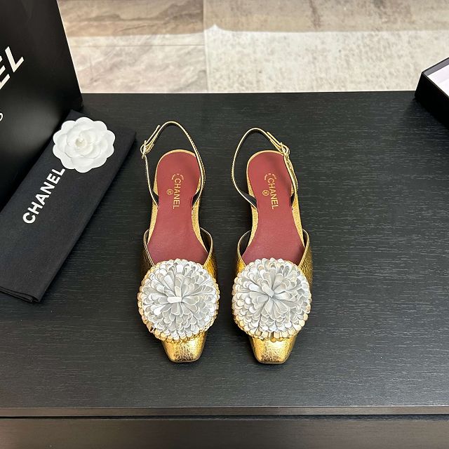 CC original calfskin slingbacks CH00229