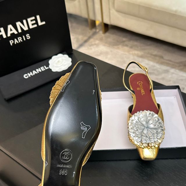 CC original calfskin slingbacks CH00229