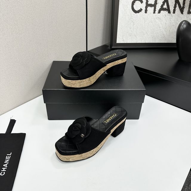 CC original lambskin 65mm heels sandals CH00227