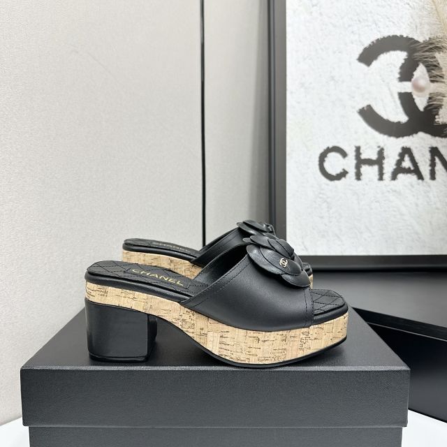 CC original lambskin 65mm heels sandals CH00227