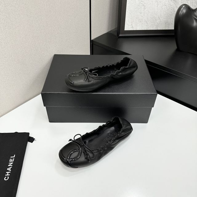 CC original lambskin ballet flats CH00247