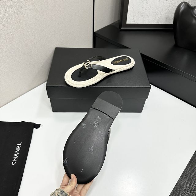 CC original lambskin thongs CH00245