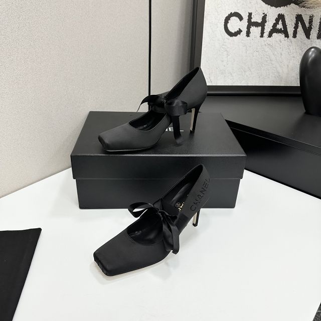 CC original suede calfskin 70mm heels pumps CH00231
