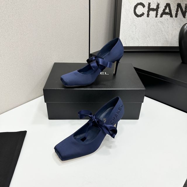 CC original suede calfskin 70mm heels pumps CH00231