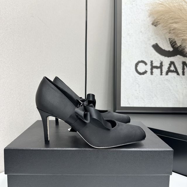 CC original suede calfskin 70mm heels pumps CH00231