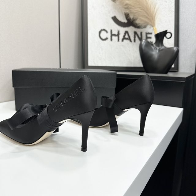 CC original suede calfskin 70mm heels pumps CH00231
