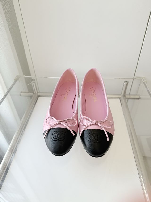 CC original suede calfskin ballet flats CH00243