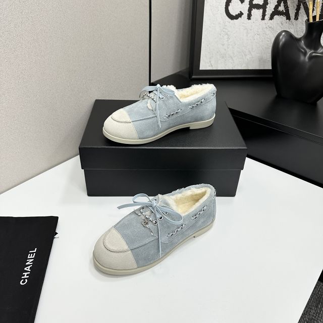 CC original suede calfskin loafers CH00250
