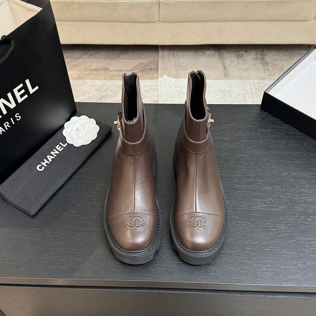 CC original suede calfskin short boots CH00235