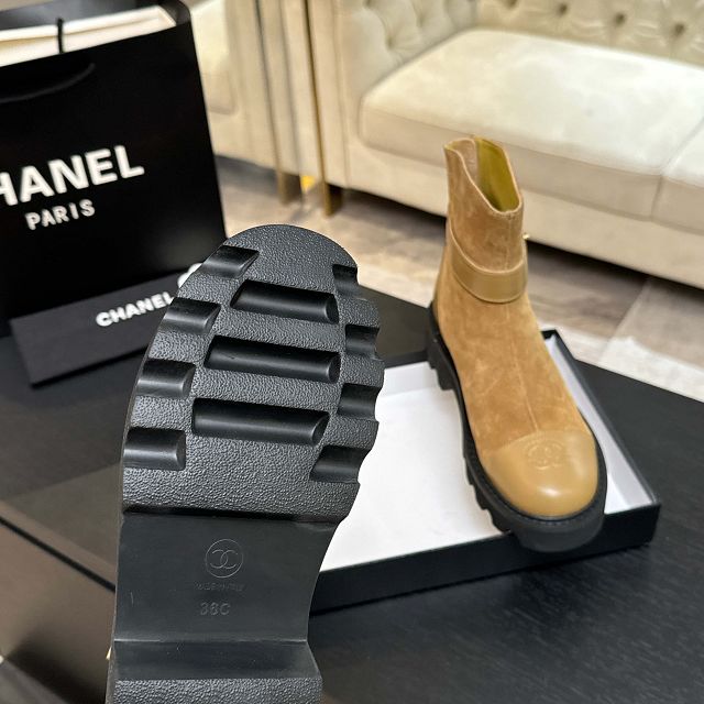 CC original suede calfskin short boots CH00235